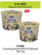 Stork Country Spread 40% Fat Spread Tub-For 2 x 1Kg