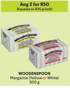 Wooden Spoon Margarine (Yellow Or White)-For 2 x 500g