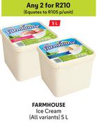Farmhouse Ice Cream (All Variants)-For 2 x 5L