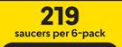 Continental Octavia Range Saucers-Per 6 Pack