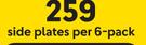 Continental Blanco Range Side Plates-Per 6 Pack