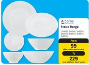 Arcoroc Stairo Range Side Plates-Per 4 Pack