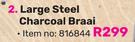 Expert Grill Large Steel Charcoal Braai