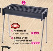 Expert Grill Large Steel Charcoal Braai