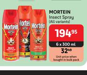  Mortein Insect Spray (All Variants)-6 x 300ml