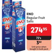 Eno Regular Fruit Salts-72's