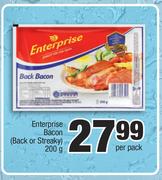 Enterprise Bacon (Back Or Streaky)-200g Per Pack