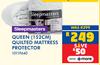 Sleepmasters Queen 152cm Quilted Mattress Protector 10119640