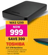 Toshiba 2.5" 2TB Hard Drive