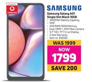 Samsung Galaxy A01 Single Sim Black 16GB