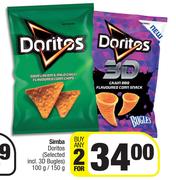Simba Doritos (Selected Incl.3D Bugles)-For Any 2 x 100g/150g