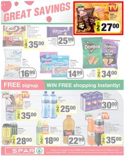 SPAR EASTERN CAPE : Go Big (27 July - 8 August 2021) Valid in Acres, Algoa Park, Aliwal North, Aspen, Burgersdorp. Cambridge, Camdeboo, Cradock, Crossways, Dagbreek, Fig tree, Fleet, Linton, page 4