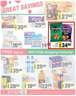 SPAR EASTERN CAPE : Go Big (27 July - 8 August 2021) Valid in Acres, Algoa Park, Aliwal North, Aspen, Burgersdorp. Cambridge, Camdeboo, Cradock, Crossways, Dagbreek, Fig tree, Fleet, Linton, page 4