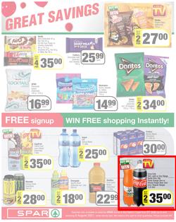 SPAR EASTERN CAPE : Go Big (27 July - 8 August 2021) Valid in Acres, Algoa Park, Aliwal North, Aspen, Burgersdorp. Cambridge, Camdeboo, Cradock, Crossways, Dagbreek, Fig tree, Fleet, Linton, page 4