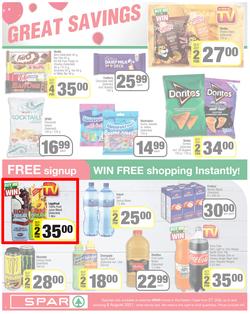 SPAR EASTERN CAPE : Go Big (27 July - 8 August 2021) Valid in Acres, Algoa Park, Aliwal North, Aspen, Burgersdorp. Cambridge, Camdeboo, Cradock, Crossways, Dagbreek, Fig tree, Fleet, Linton, page 4