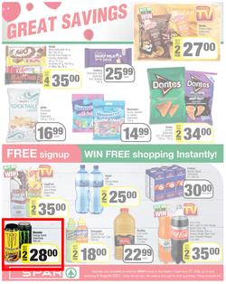 SPAR EASTERN CAPE : Go Big (27 July - 8 August 2021) Valid in Acres, Algoa Park, Aliwal North, Aspen, Burgersdorp. Cambridge, Camdeboo, Cradock, Crossways, Dagbreek, Fig tree, Fleet, Linton, page 4