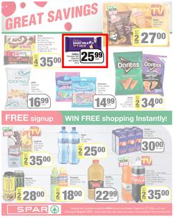 SPAR EASTERN CAPE : Go Big (27 July - 8 August 2021) Valid in Acres, Algoa Park, Aliwal North, Aspen, Burgersdorp. Cambridge, Camdeboo, Cradock, Crossways, Dagbreek, Fig tree, Fleet, Linton, page 4