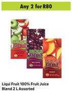 Liqui Fruit 100% Fruit Juice Blend-For Any 2 x 2Ltr