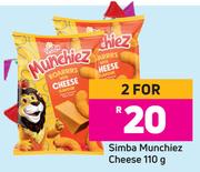 Simba Munchiez Cheese-For 2 x 110g