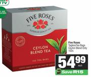 Five Roses Tagless Tea Bags Ceylon Blend Only-102s Pack