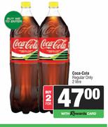 Coca-Cola (Regular Only)-For 2 x 2Ltr