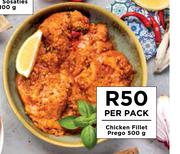 Chicken Fillet Prego-500g Per Pack