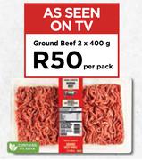 Ground Beef-2 x 400g Per Pack