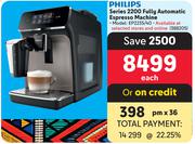 Philips Series 2200 Fully Automatic Espresso Machine EP2235/40