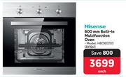 Hiense 600mm Built In Multifunction Oven HBO60203
