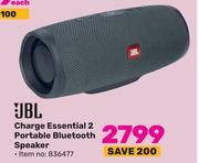 JBL Charge Essential 2 Portable Bluetooth Speaker