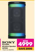 Sony Portable Wireless Speaker XP50