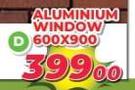 Aluminium Window 600 x 900