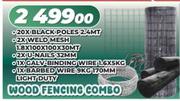 Wood Fencing Combo