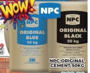 NPC Original Cement Black 50Kg
