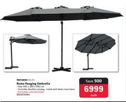 Terrace Leisure Roma Hanging Umbrella-Each