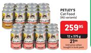 Petley's Cat Food (All Variants)-12 x 375g