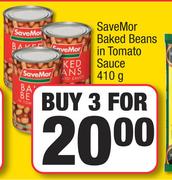 Save Mor Baked Beans In Tomato Sauce-For 3 x 410g