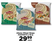 Albany Wheat Wraps Assorted-6 x 45g Each