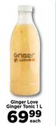Ginger Lover Ginger Tonic-1L Each