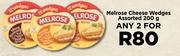 Melrose Cheese Wedges Assorted-For Any 2 x 200g