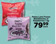 Penny Lane Frozen Blackberries Or Raspberries-1Kg Each