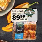 Deli Co Lamb Skilpadjies-Per kg