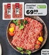 Ground Beef-2 x 500g Per Pack