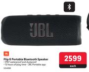 JBL Flip 6 Portable Bluetooth Speaker-Each