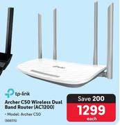 TP-Link Archer C50 Wireless Dual band Router AC1200-Each