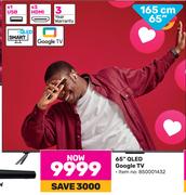 TCL 65"(165cm) QLED Google TV 