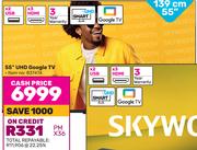 Skyworth 55"(139cm) UHD Google TV 