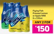 Flying Fish Pressed Lemon Or Apple NRB 6 x 330ml-For Any 2
