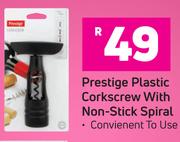 Prestige Plastic Corkscrew With Non-Stick Spiral