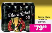 Carling Black Label Can-6 x 500ml